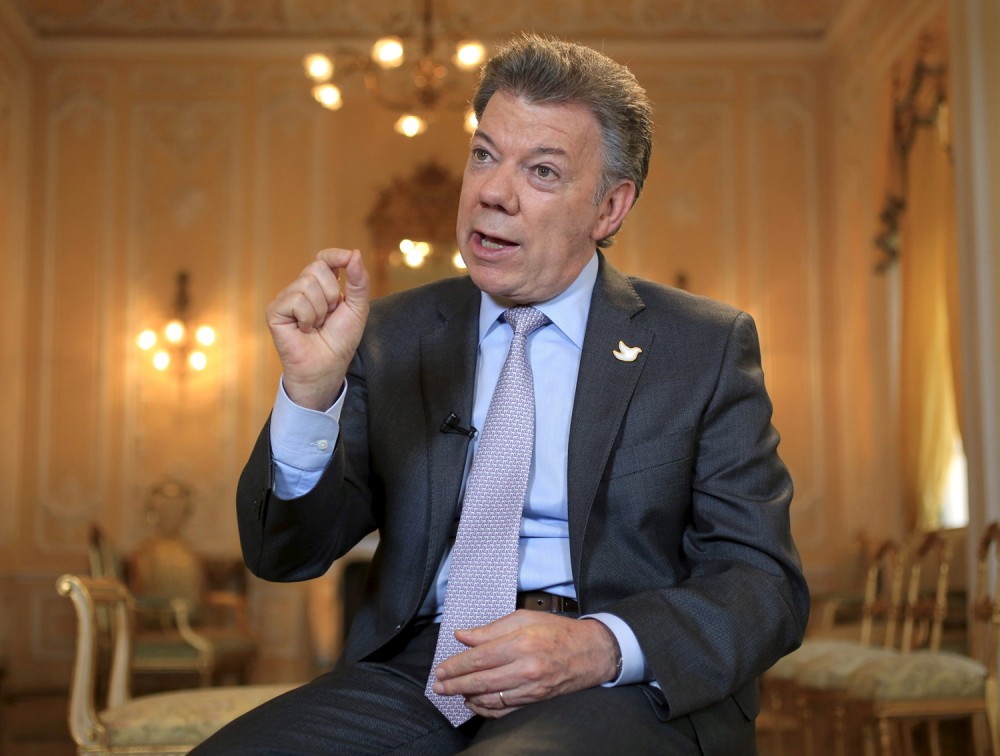 Former Colombian President, Juan Manuel Santos.