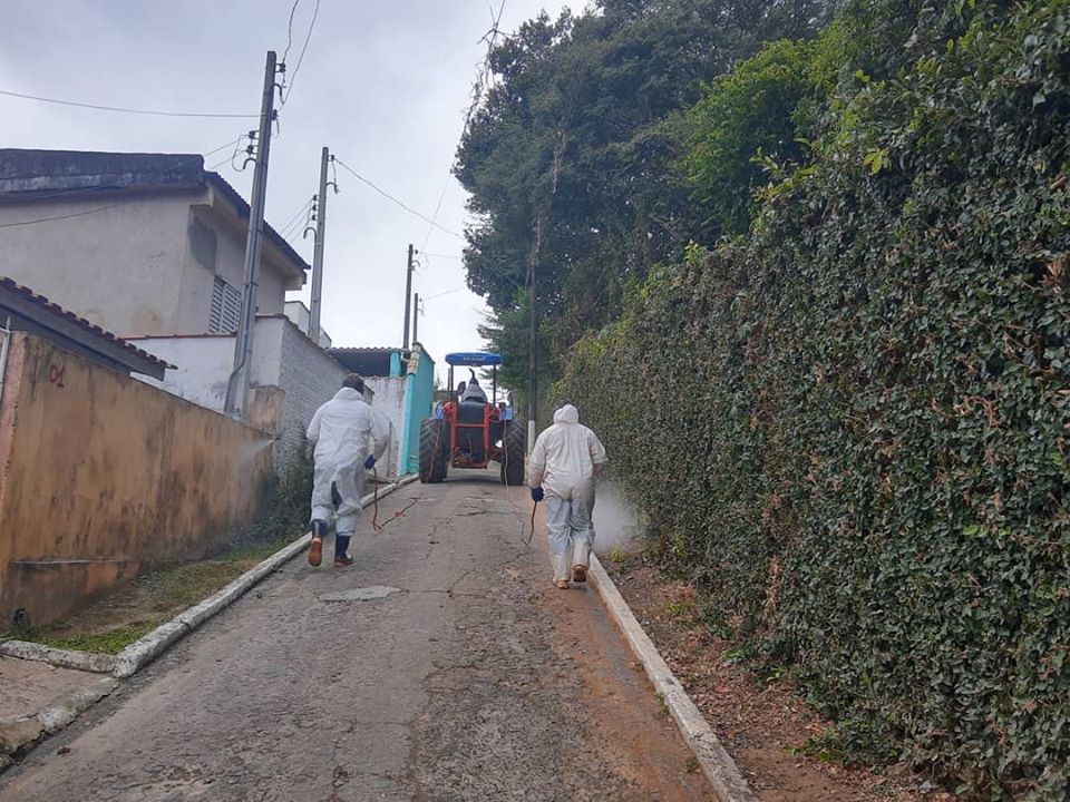  Brazil,Some cities have resorted to pulverizing streets to kill off Covid-19 virus.