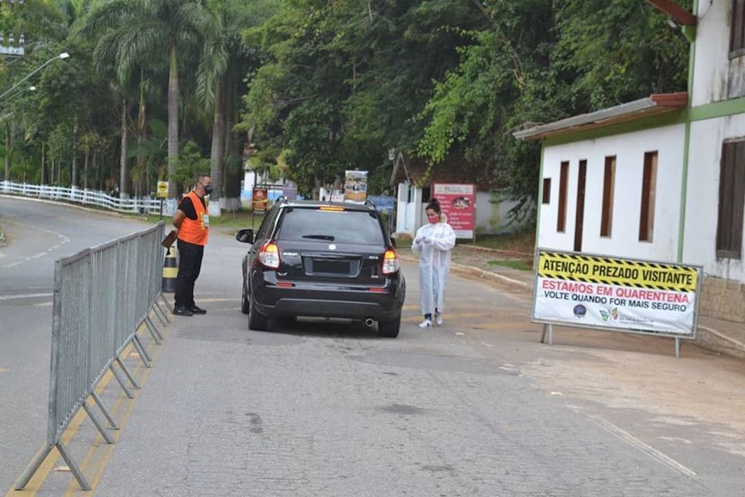 Brazil,Many municipalities have opted to halt visitors at the entrance of town and check health of travelers.