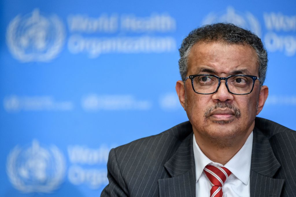 Tedros Ghebreyesus, the World Health Organization's Director-General.