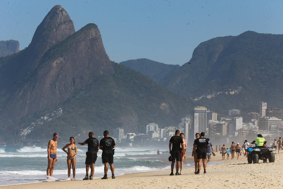 PRAIA DE IPANEMA/CORONAVIRUS COVID-19/MULTA