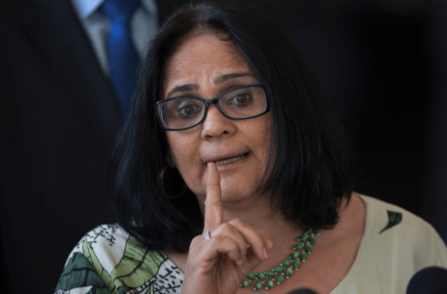 Brazilian Minister of Women, Family, and Human Rights, Damares Alves.
