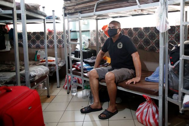 Many have been trapped on ships where they worked because border restrictions prevent the arrival of personnel to replace them.