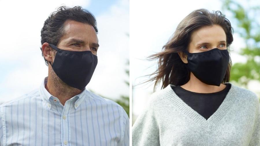 The mask features a coating that neutralizes the virus when it comes into contact with it.