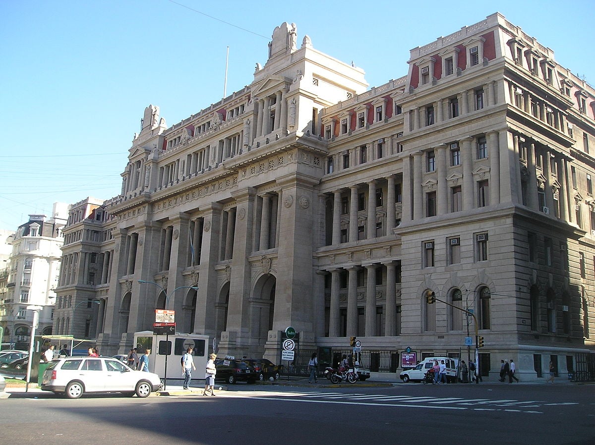 The Palace of Justice of the Argentine Nation (Spanish: Palacio de Justicia de la Nación Argentina, more often referred locally as Palacio de Justicia or Palacio de Tribunales), is a large building complex located in Buenos Aires, Argentina. It is the seat of the Supreme Court and other lower courts.