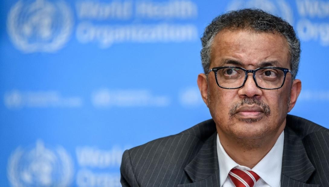 WHO Director-General Tedros Adhanom Ghebreyesus.