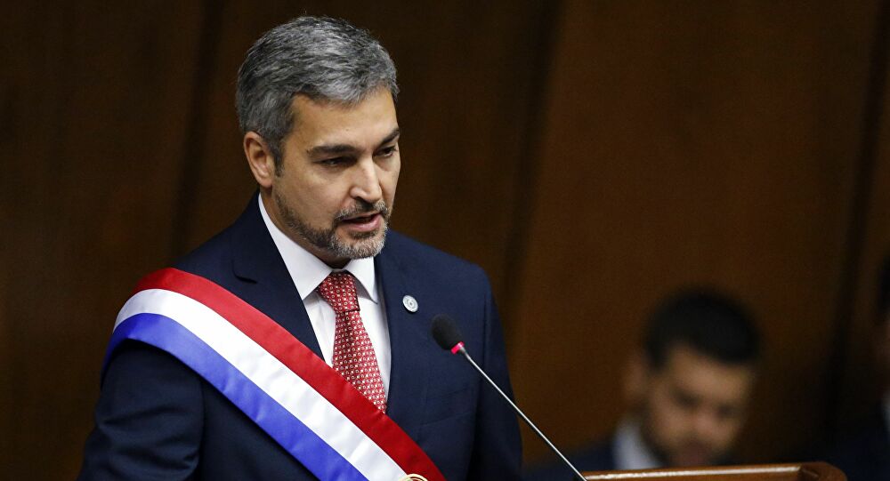 Paraguayan President Mario Abdo Benítez.