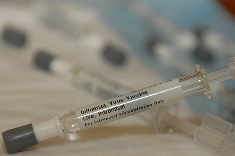 The spray format vaccine was also used to immunize the H1N1 virus in the United States.