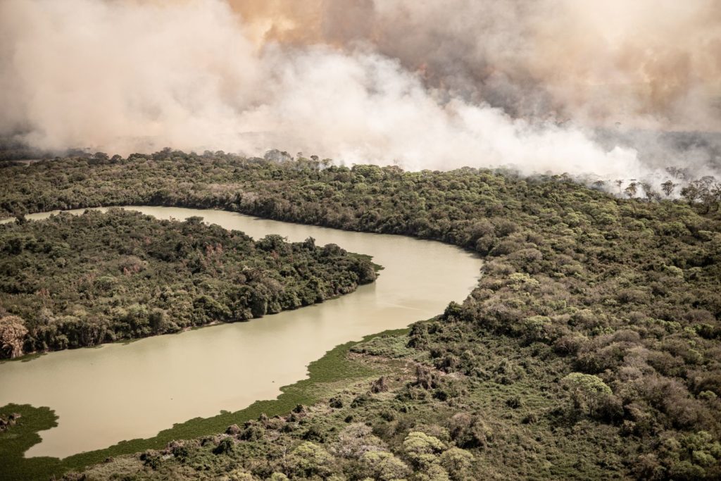 The fire in the Pantanal is a problem for the world. The fires and changes in land use are accountable for 80 percent of Brazil's greenhouse gas emissions that heat the planet and cause climate change.