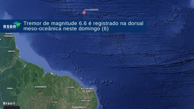 Magnitude 6.6 Earthquake Recorded at Sea, North of Ceará State