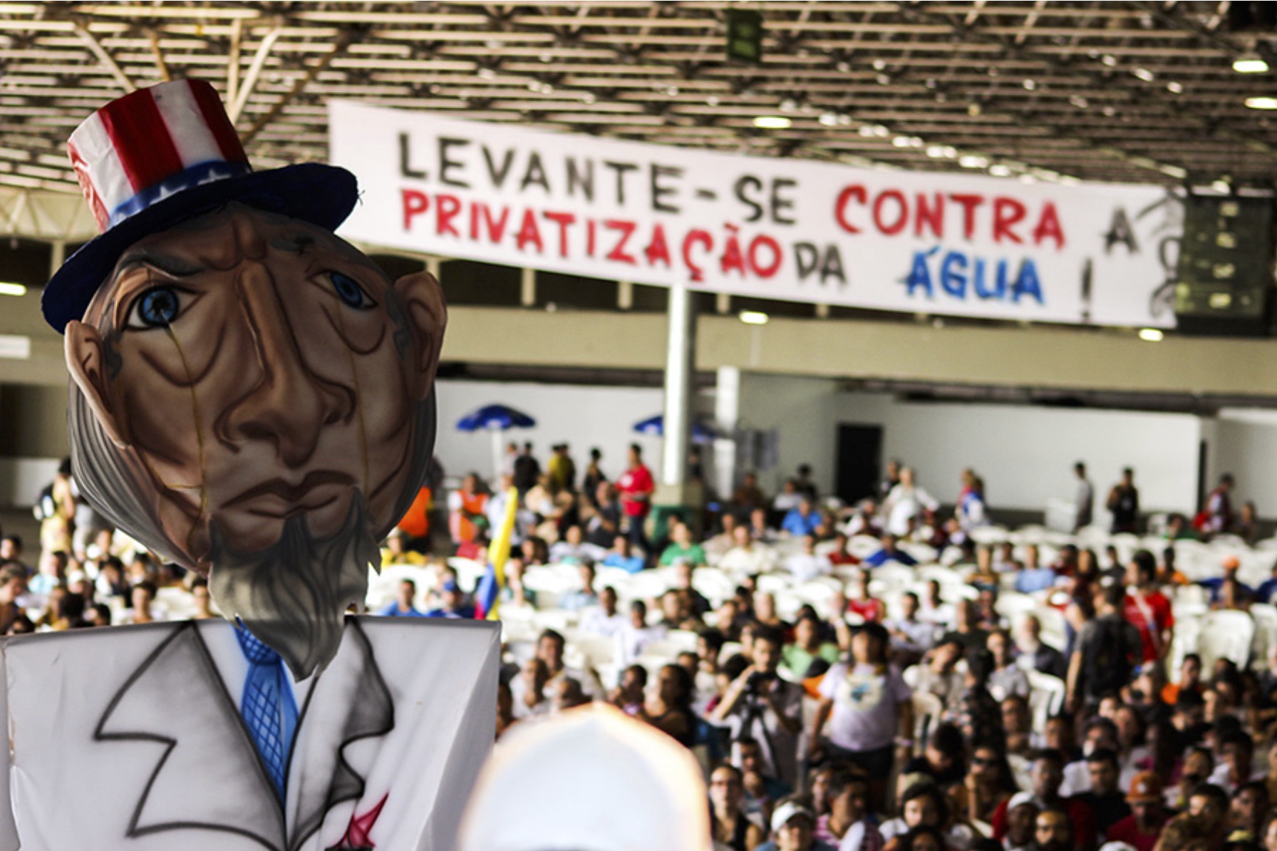 Mobilization against the privatization of water. Photo: Roberto Quintino/Movimento dos Atingidos por Barragens