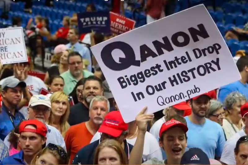 Enter stage right, the conspiracy theorists and their millions of fervent spear-carrying believers and followers, most notably the rabid online Trump supporters known as QAnon, Facebook found them across thousands of groups and pages