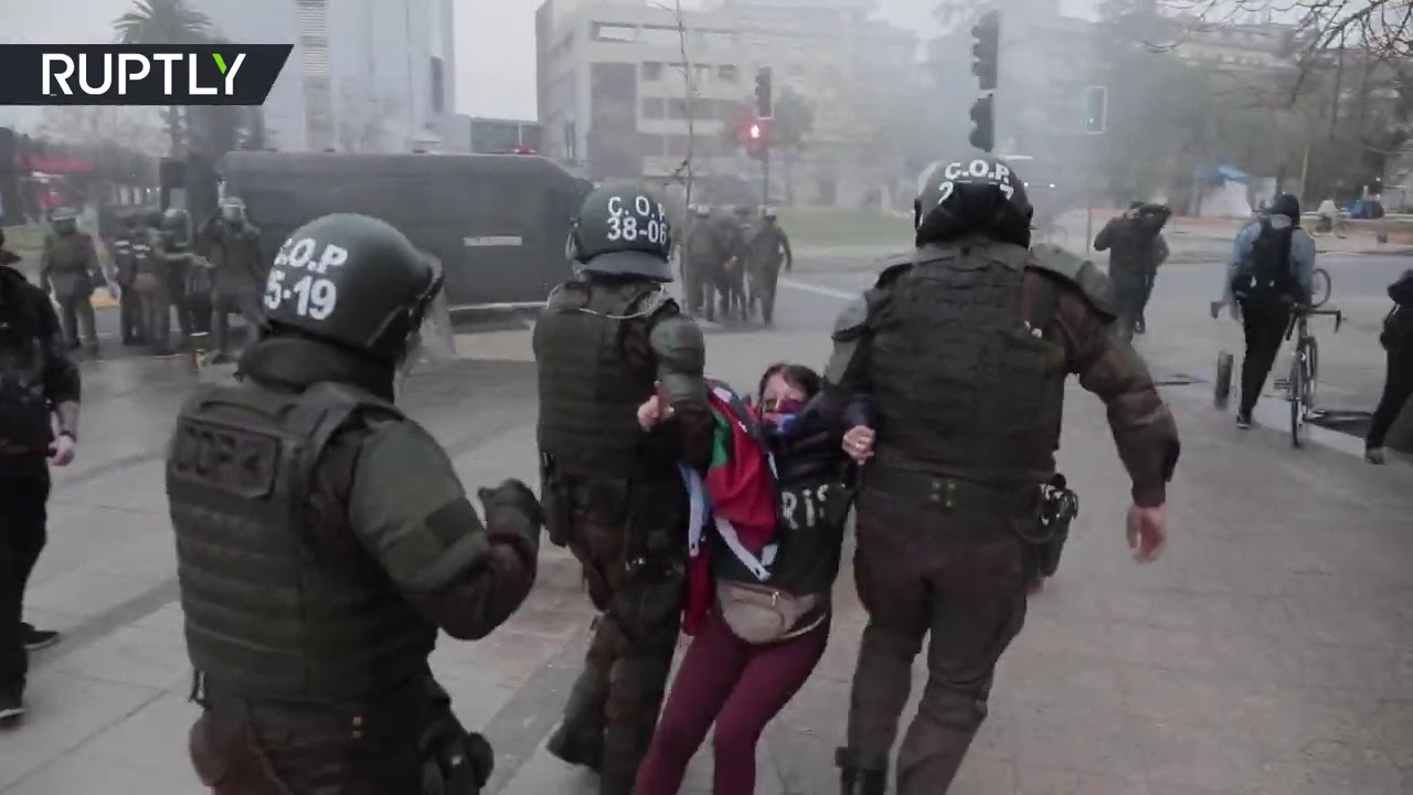 Chilean police said that on Saturday that more than 100 people were arrested after clashes marking the 47th anniversary of the coup d'etat that overthrew the populist leftist government of Salvador Allende.