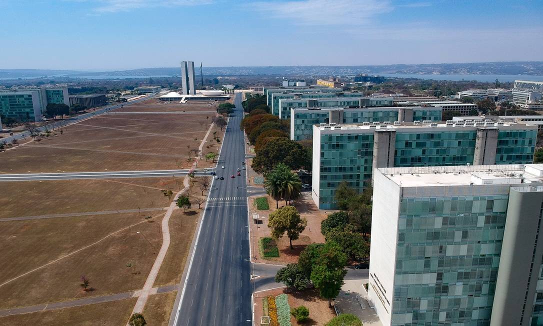 The headquarters of the Brazilian Ministries in Brasília.