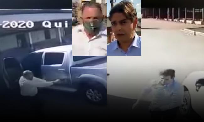 According to Lieutenant Colonel Salomão Queiroz Caixeta, Remis followed the secretary to retrieve his cell phone and confronted him outside the entrance to the Municipal Works Department, where, as the surveillance cameras show, Jorge Marra shot the candidate five times and then fled.