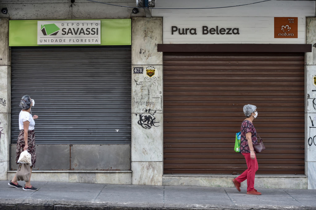 Empty Streets Around Brazil Due to the Coronavirus (COVID - 19) Pandemic