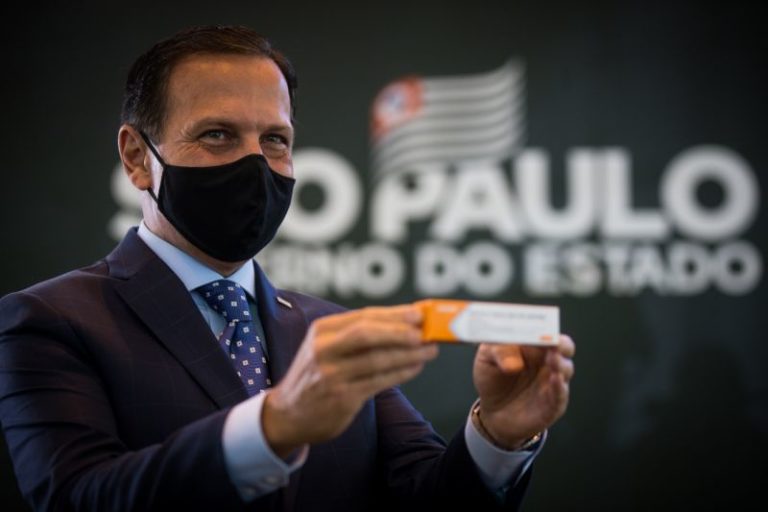 São Paulo Governor Announces First Lot of 120,000 Coronavac Doses for November 20th