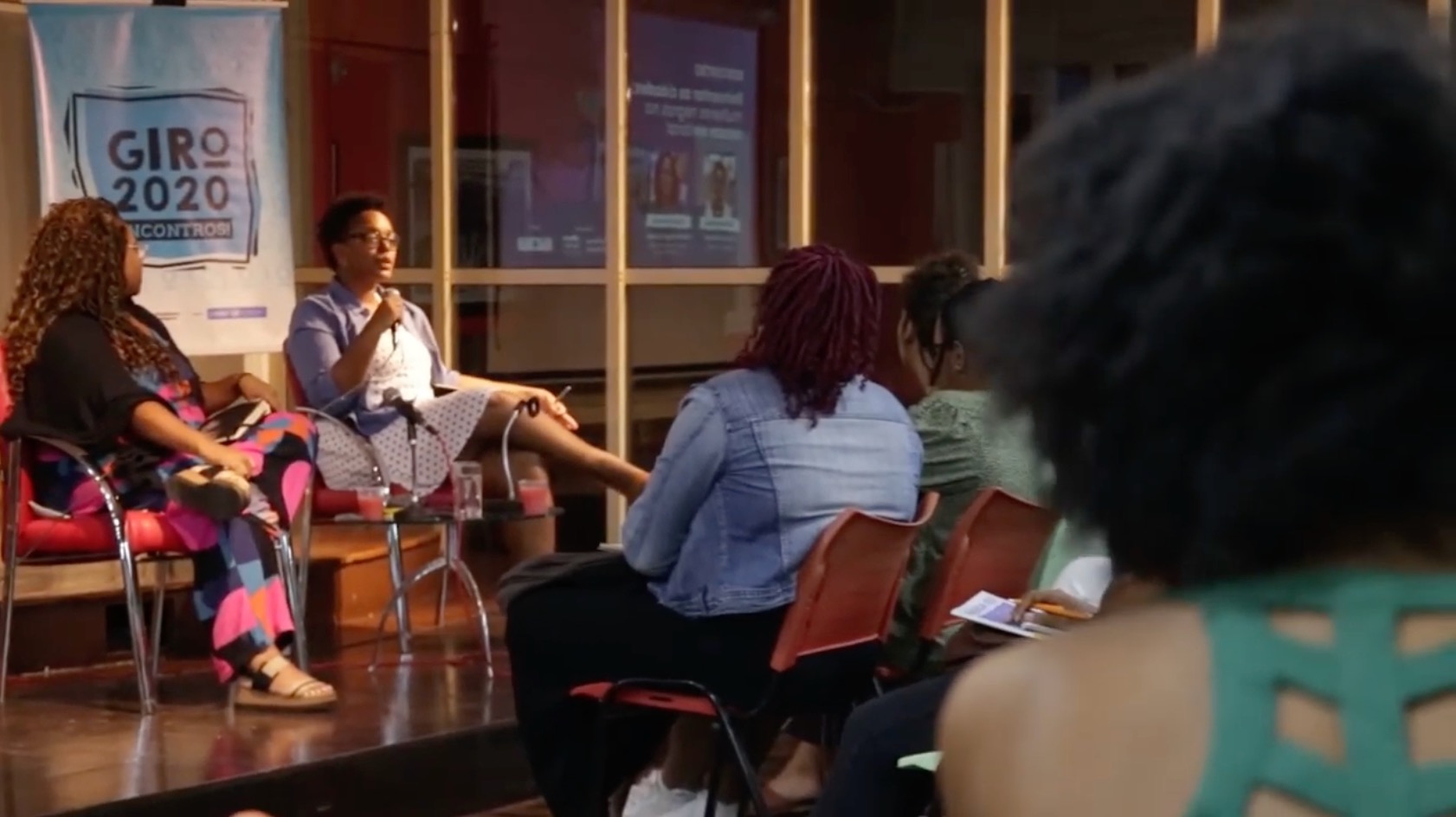 Giro 2020 meeting “Black women in the electoral debate.” Image: Casa Fluminense/YouTube.