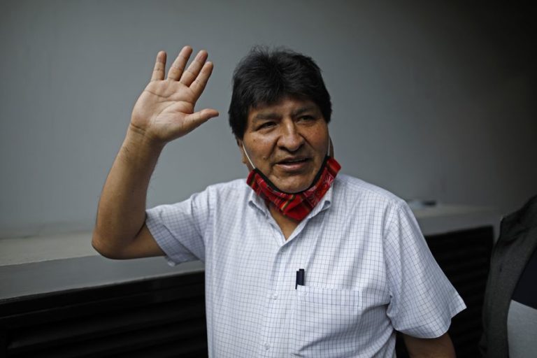 Bolivian ex-President Morales Leaves Argentina on Flight to Venezuela