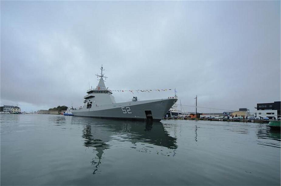 The Argentine navy second Ocean Patrol Vessel, OPV, named ARA Piedrabuena was launched last week in Piriou’s shipyards in Concarneau, France. This is the second of four OPVs acquired by the Argentine navy.