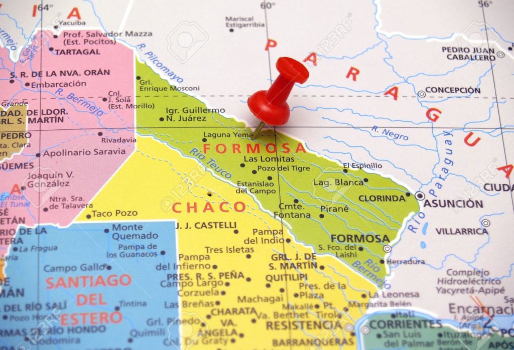 Not a word is said or taught that Argentina should return the northern province of Formosa to Paraguay.