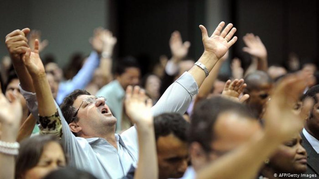 The number of evangelicals is growing each year by a little under one percent, while the number of Catholics is decreasing in a similar proportion.