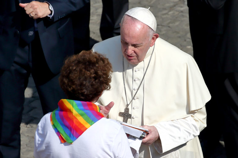 Pope Francis Voices Support for Civil Union Between Homosexuals