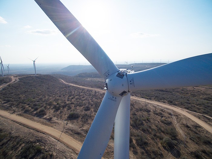 In all, there are 653 wind farms and 7,920 wind turbines in Brazil.