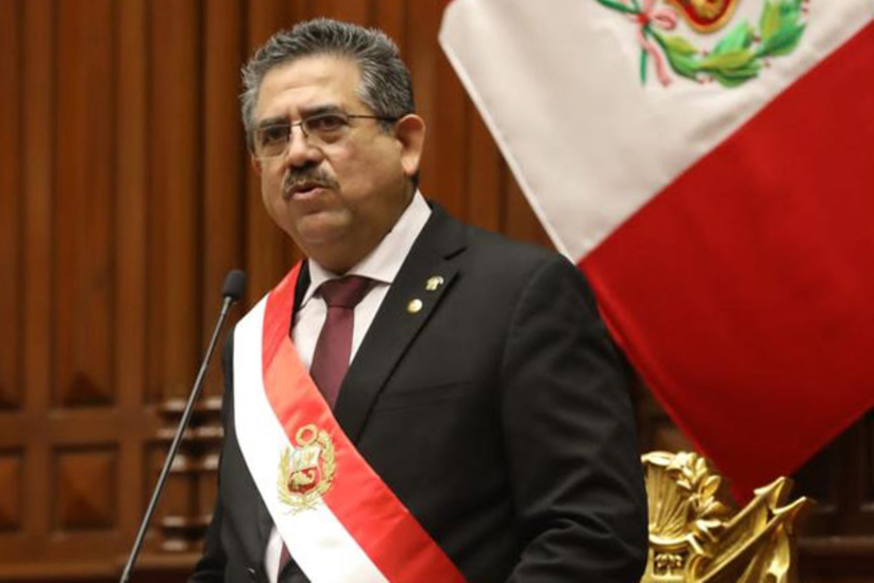 Congress Chairman Manuel Merino de Lama on Tuesday, November 10th, was sworn in as President of the Republic in a Parliament solemn session. He is scheduled to conclude the 2016-2021 presidential term on 28 July 2021.