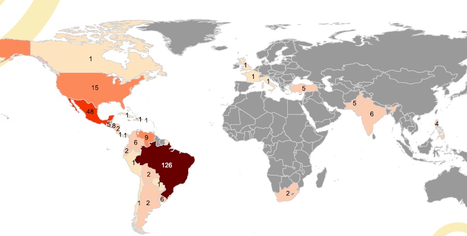 A week after Brazil broke the record for transgender people elected in municipal elections, new data from the Trans Murder Monitoring show that in the first nine months of 2020 alone, 124 transgender people were killed in Brazil.