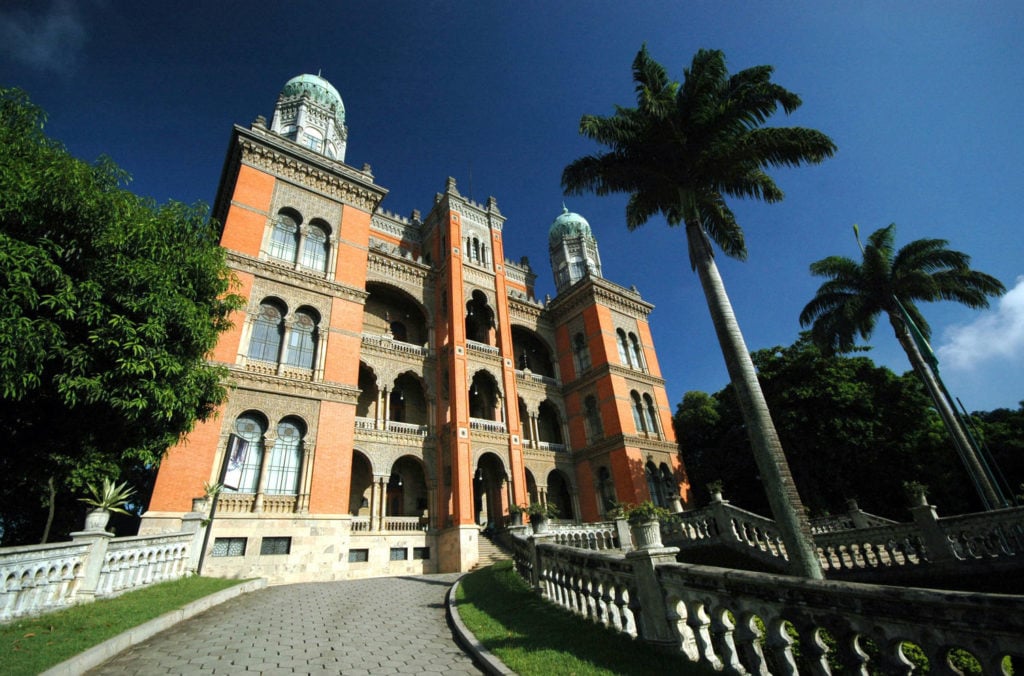 Headquarters of the Oswaldo Cruz Foundation (Fiocruz) in Rio de Janeiro.
