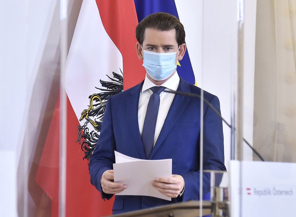 Austrian Chancellor Sebastian Kurz.