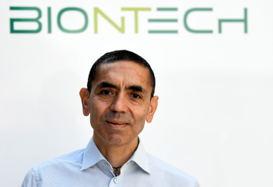 BioNTech professor and co-founder Ugur Sahin.
