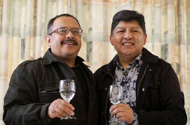 David Aruquipa and Guido Montaño were granted the first same sex civil union in Bolivia Friday, December 11th.
