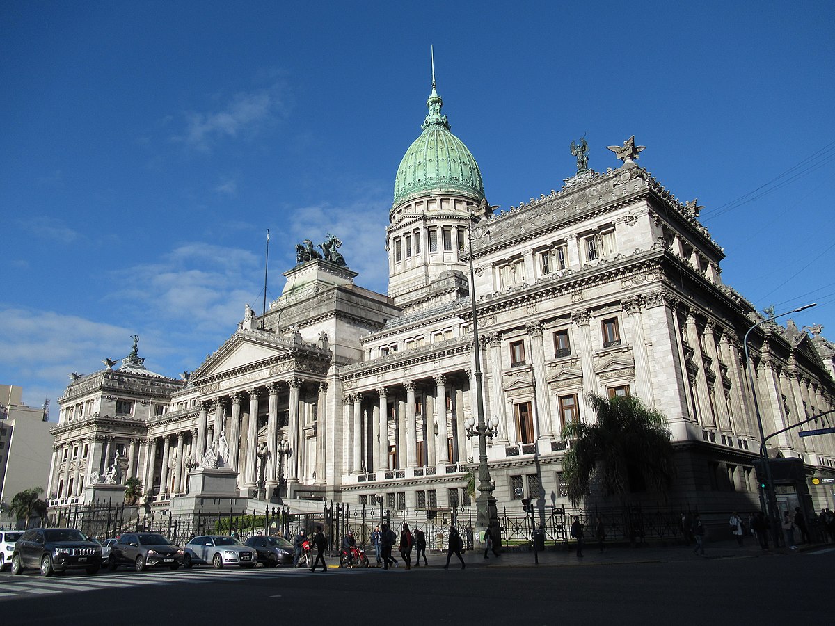 The Argentine Congress in Buenos Aires.