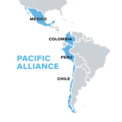 The Latin American trade bloc makes up the eighth-largest economy in the world. Singapore was invited to the summit as a Candidate Associate State of the Pacific Alliance.