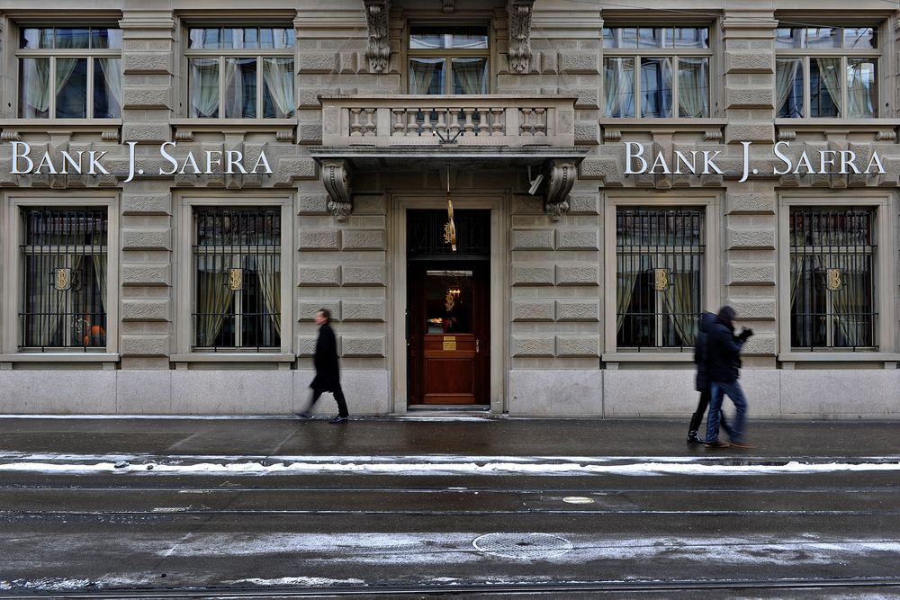Bank Sarasin Safra in Zurich, Swizterland. (Photo internet reproduction)