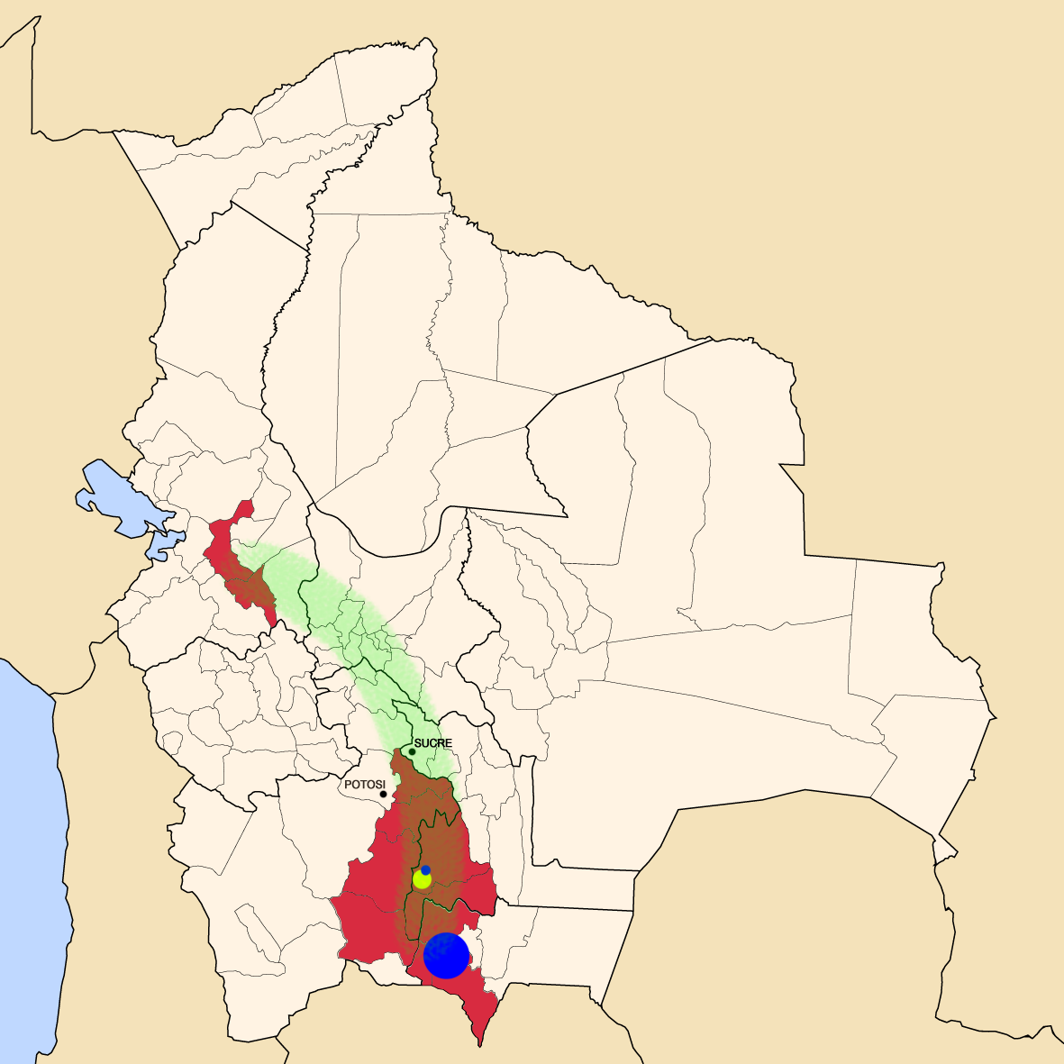 There are numerous valleys where wine has been traditionally produced in Bolivia for more than 400 years. The most important regions today total 3,000 hectares and are divided into the: 1. CENTRAL VALLEY OF TARIJA 2. VALLEY OF CINTI 3. VALLEYS OF SANTA CRUZ