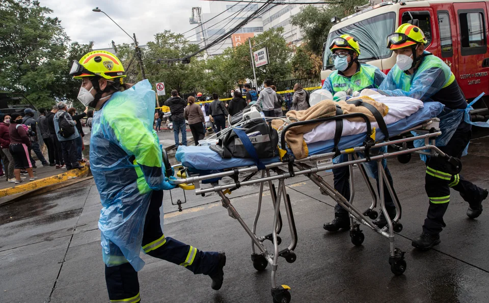 A fire that broke out in a boiler room forced the evacuation of about 350 patients from a hospital in Chile’s capital