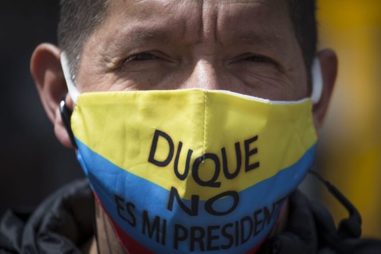 Business Protest in Colombia Ahead of Virus Lockdown