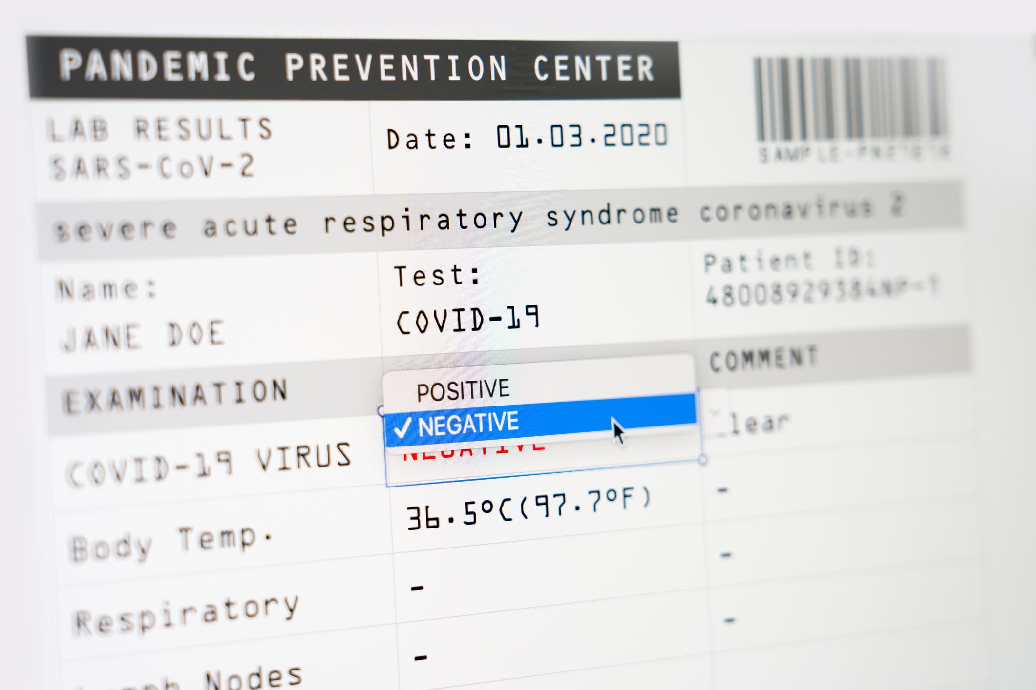 Covid PCR Test