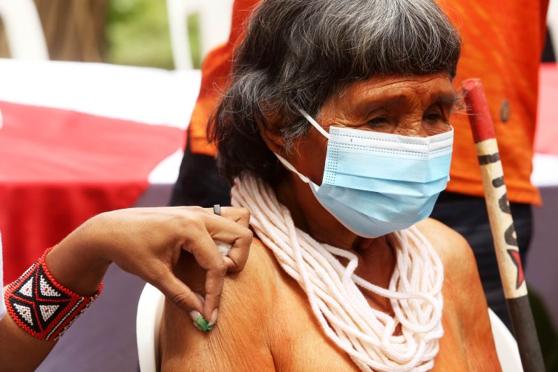 Indigenous leaders in the Amazon rainforest urged governments on Tuesday, January 26th, to ensure vaccine rollouts reach all tribal communities as a devastating new wave of COVID-19 overwhelms the region’s health systems.