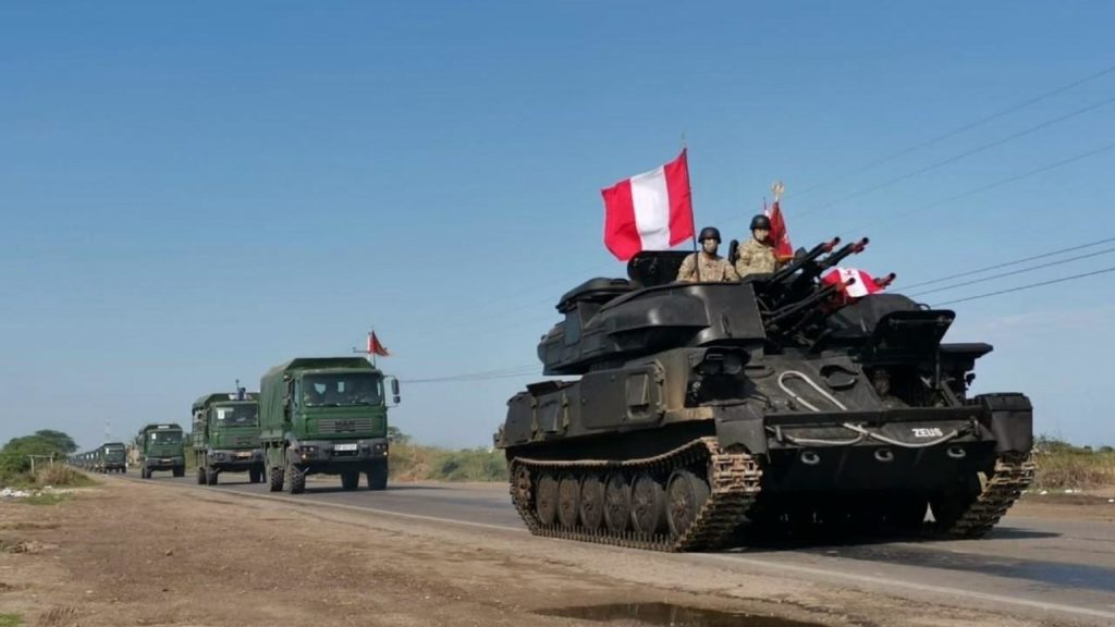 Peru Vehicles Peru Deploys Armored Vehicles to Block Migrants | The Rio Times