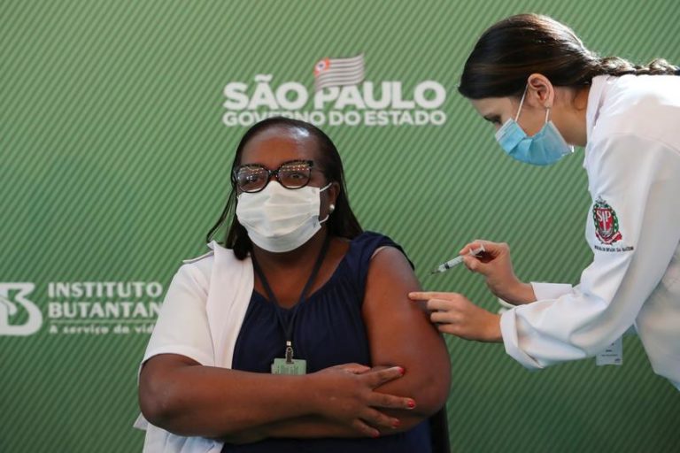 Brazil Clears Emergency Use of Sinovac, AstraZeneca Vaccines, Shots Begin