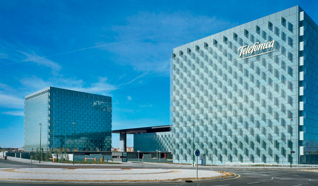Teléfonica HQs in Madrid, Spain. (Photo internet reproduction)