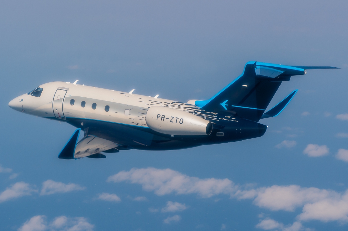 EMBRAER recently delivered the first Praetor 500. (Photo Internet Reproduction)