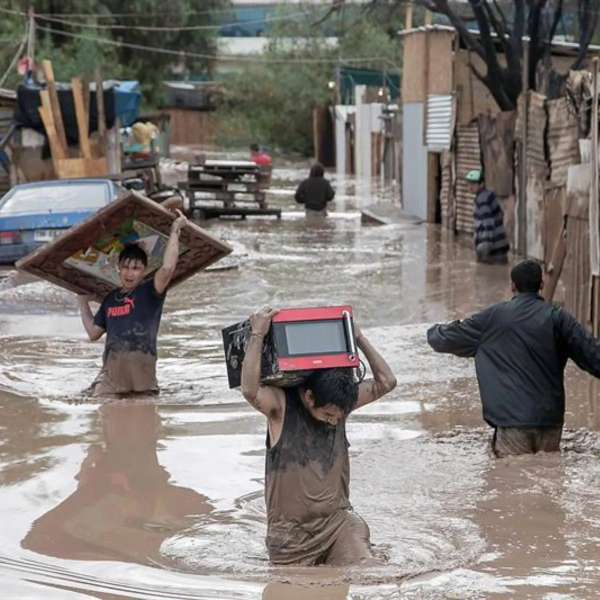 The weather system has caused the most intense rains in the Santiago Metropolitan Region for the month of January in 150 years.