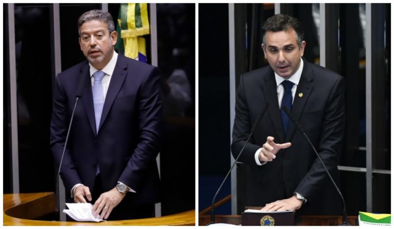 Bolsonaro Meets Newly Elected Presidents of Chamber of Deputies, Senate