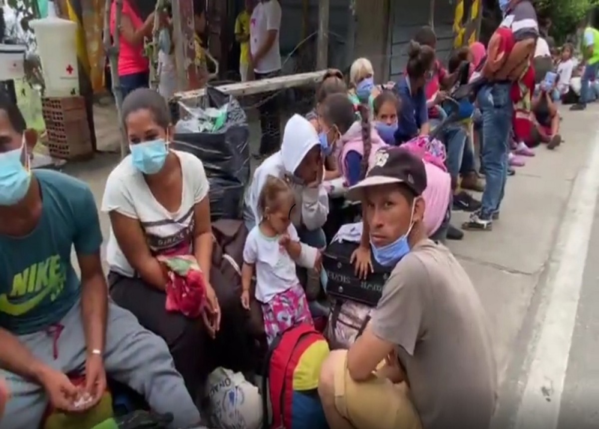 Venezuelan refugees. (Photo internet reproduction)