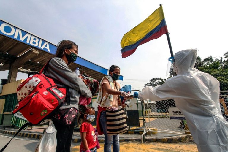 Colombia records cases of Covid-19 in shelters for Venezuelan refugees